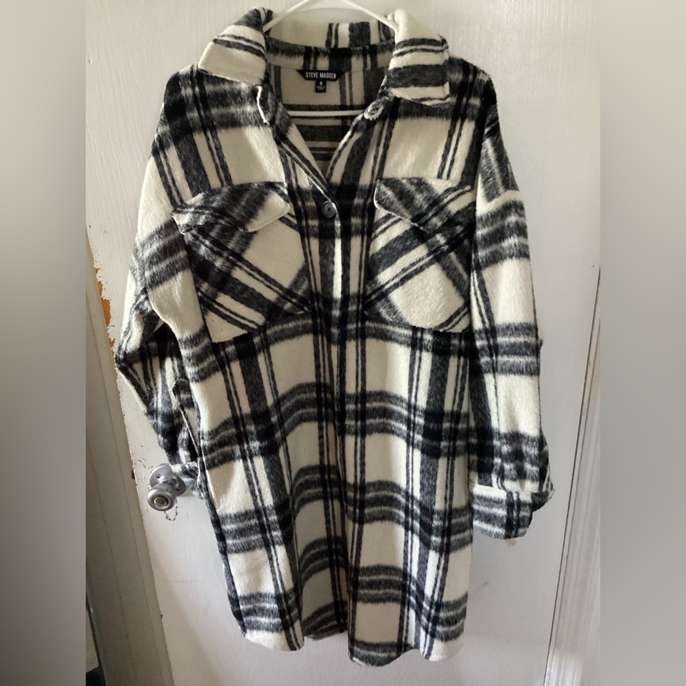 Steve Madden plaid jacket